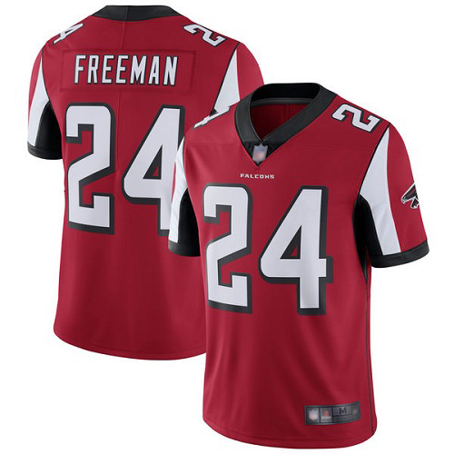 Atlanta Falcons Limited Red Men Devonta Freeman Home Jersey NFL Football 24 Vapor Untouchable